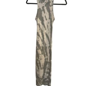 Zara Black and White sleeveless cotton Bodycon Maxi Dress